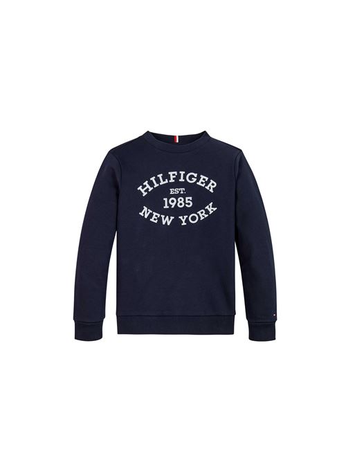 Felpa, bambino, logata. TOMMY HILFIGER | KB0KB09048JDW5